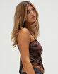 FULL TILT Womens Flocked Cami image number 3
