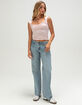 LEVI'S Premium Low Loose Womens Jeans - Blasted Stone Clean image number 1