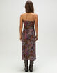 FULL TILT Mesh Tube Womens Midi Dress image number 3