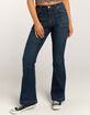 RSQ Womens Mid Rise Porkchop Pocket Flare Jeans image number 2