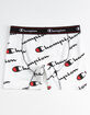 CHAMPION C Script White Mens Boxer Briefs image number 2