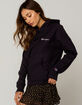 CHAMPION Reverse Weave Womens Navy Hoodie image number 2