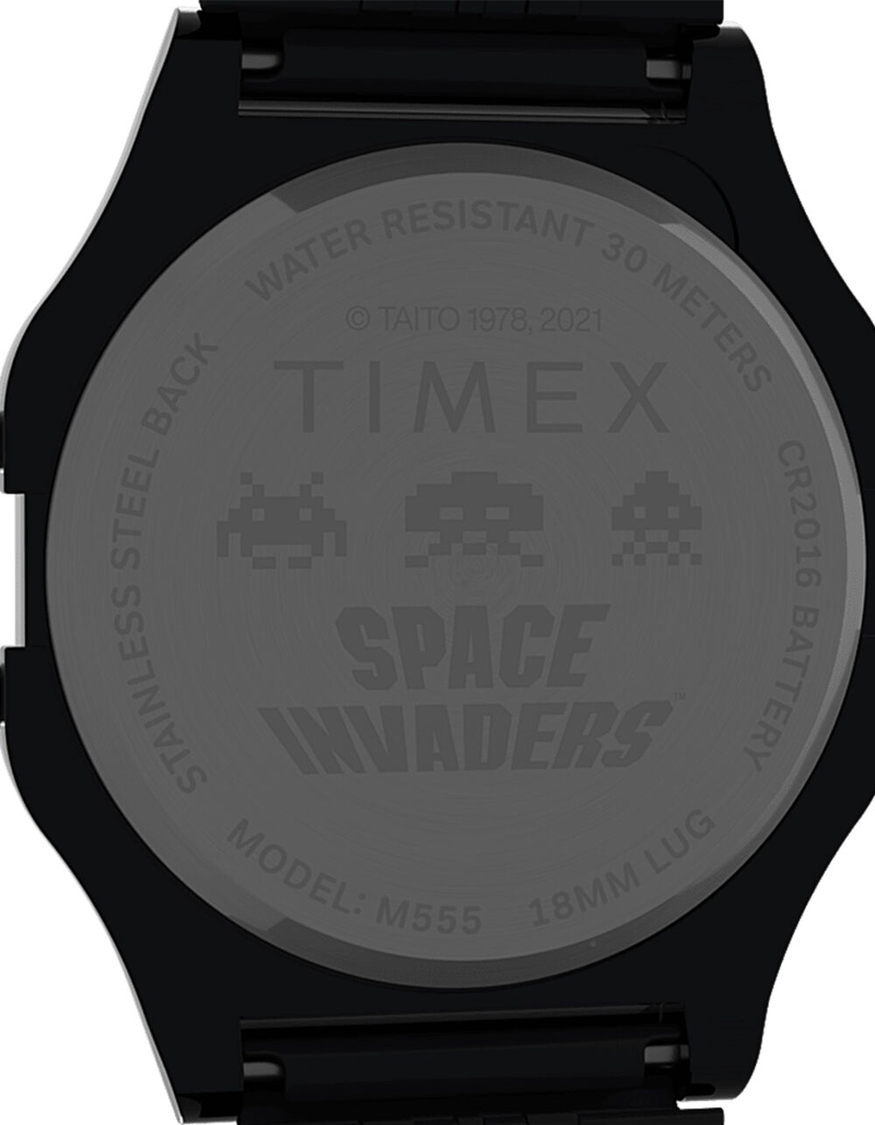 TIMEX T80 x SPACE INVADERS 34mm Stainless Steel Bracelet Watch image number 3