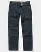 VOLCOM Solver Mens Indigo Rinse Modern Straight Jeans image number 1