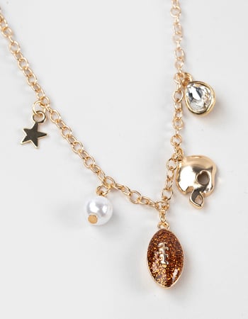 FULL TILT Football Charm Necklace Alternative Image