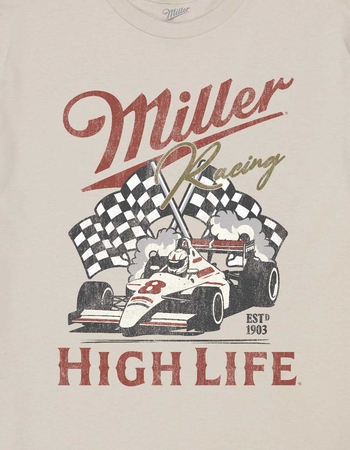 MILLER HIGH LIFE Racing Distressed Unisex Tee Alternative Image