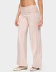 EDIKTED Lilah Striped Fold Over Pants image number 2