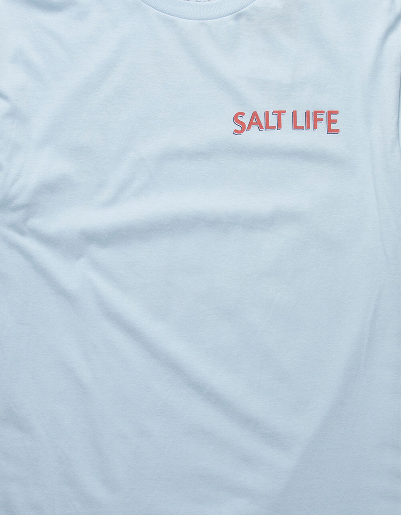 SALT LIFE Back Fin Mens TShirt LIGHT BLUE Tillys