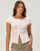FREE PEOPLE Most Wanted Womens Striped Cardi image number 1