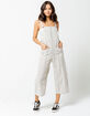 SKY AND SPARROW Stripe Womens Overalls image number 4
