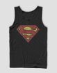 SUPERMAN Distressed Vintage Shield Unisex Tank Top image number 1