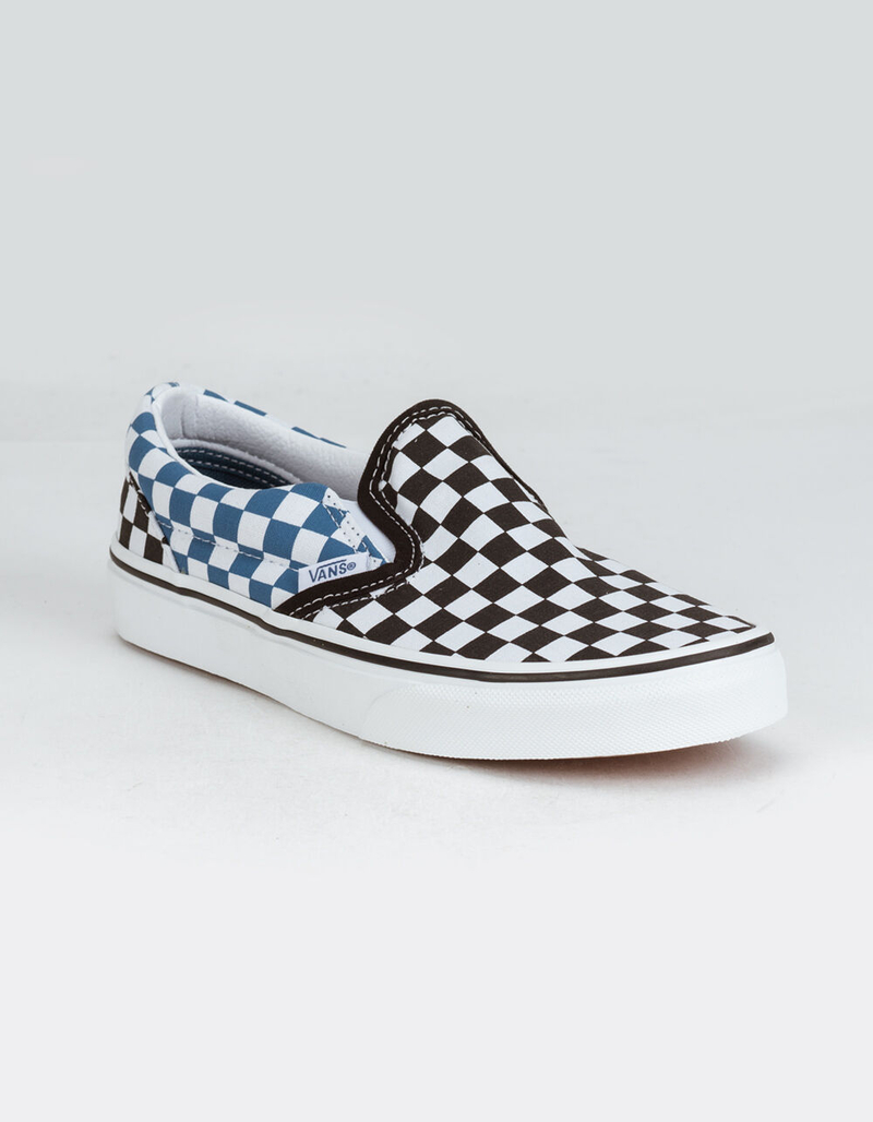 VANS Checkerboard Classic Slip-On Juniors Shoes image number 1