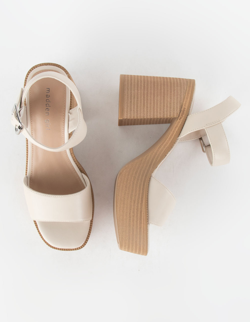 MADDEN GIRL Grandview Wood Womens Platform Heels image number 4