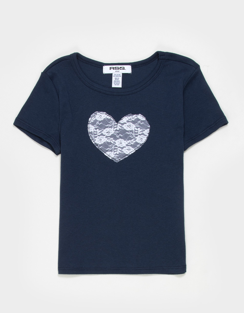 RSQ Girls Lace Heart Tee image number 0