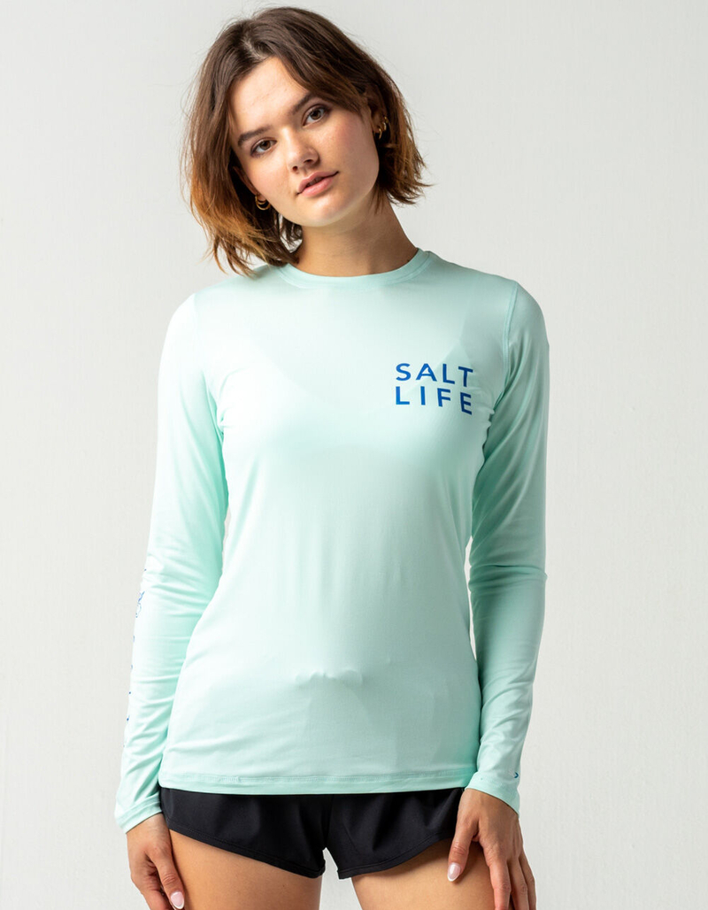 SALT LIFE Fit N Wave Womens Rash Guard image number 1