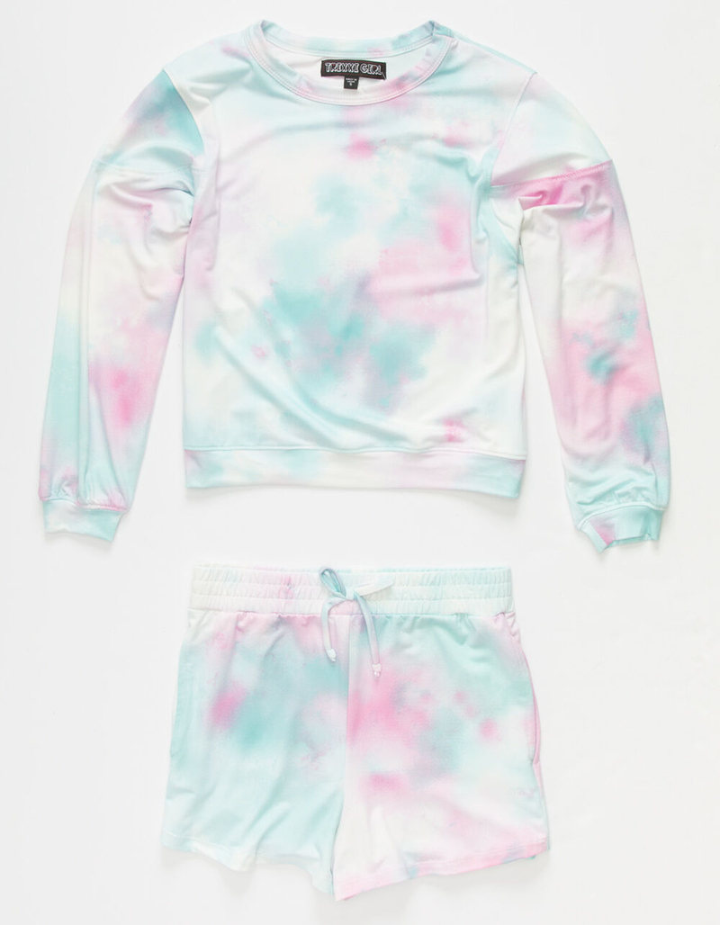 TRIXXI Tie Dye Girls Shorts Set image number 0