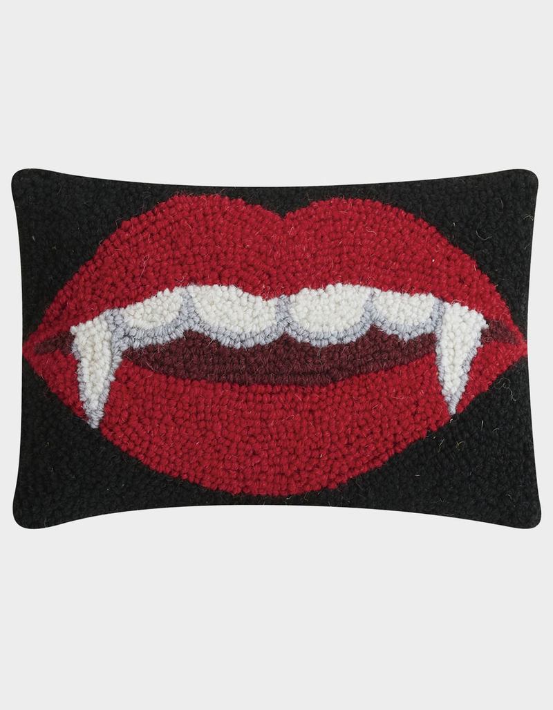 Vampire Kiss Wool Hooked Pillow image number 0