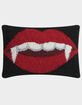 Vampire Kiss Wool Hooked Pillow image number 1