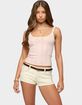 EDIKTED Rosaliee Pointelle Knit Tank Top image number 1