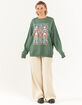 VANS Gem N Eyes Womens Oversized Crewneck Sweatshirt image number 6