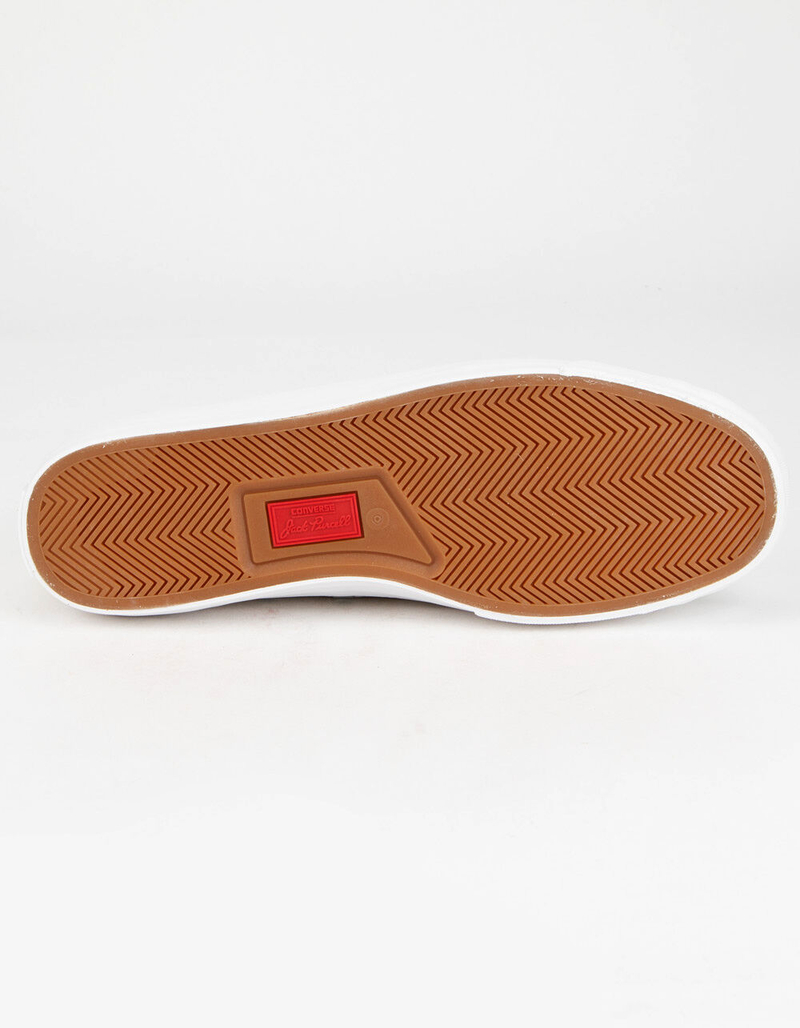 CONVERSE Jack Purcell Mid Mens White Shoes image number 4