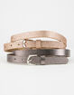 Solid & Sparkle Belt 2 Pack image number 1