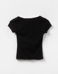 BOZZOLO Womens Surplice Tee image number 2
