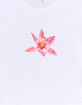 FLOWER Pink Lily Womens Baby Tee image number 3