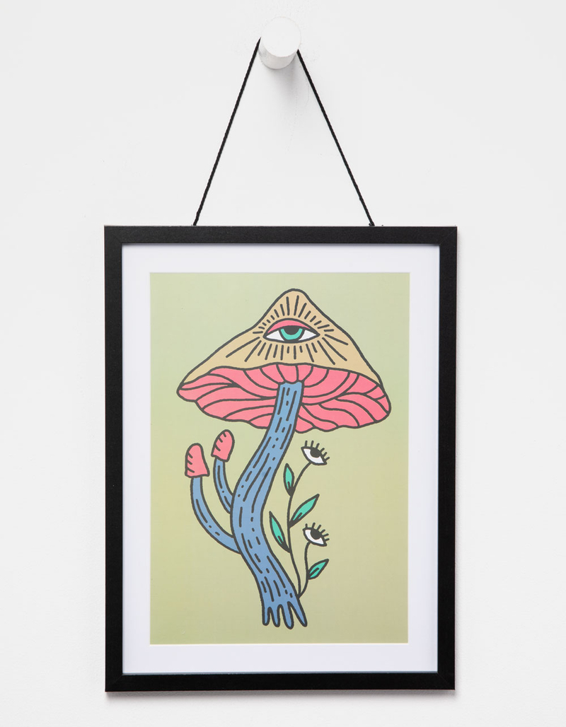 Groovy Mushroom Framed Print image number 0