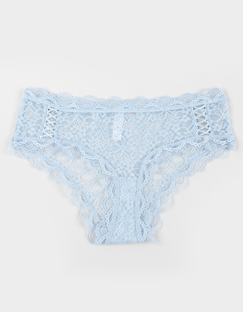 FULL TILT Allover Lace Up Hipster Panties image number 0