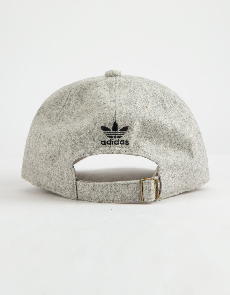 ADIDAS Originals Relaxed Wool Clear Brown & Black Mens Strapback Hat image number 1