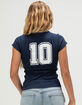 RSQ Womens 10 Baby Tee image number 1