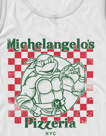 TEENAGE MUTANT NINJA TURTLES Mikey's Pizza Unisex Tank Top Alternative Image
