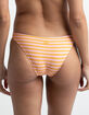 QUIKSILVER Womens Classic Rib Cheeky Bikini Bottoms image number 3