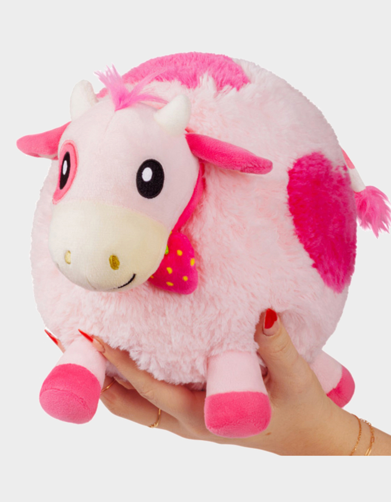 SQUISHABLE Mini Squishable Strawberry Cow Plush Toy image number 0