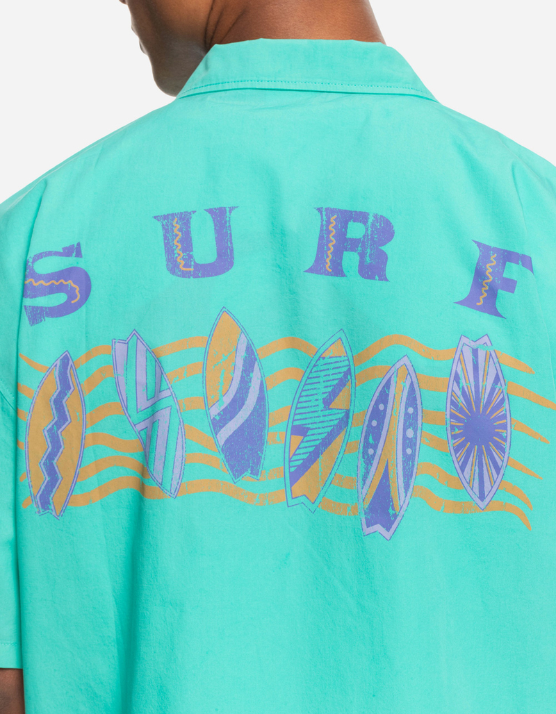 QUIKSILVER x Stranger Things The Mike Tourist Mens Button Up Shirt image number 5