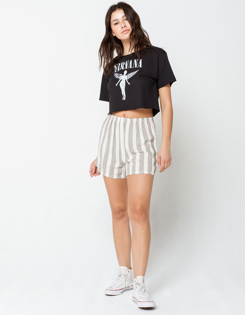 LIVE NATION Nirvana Womens Crop Tee image number 4