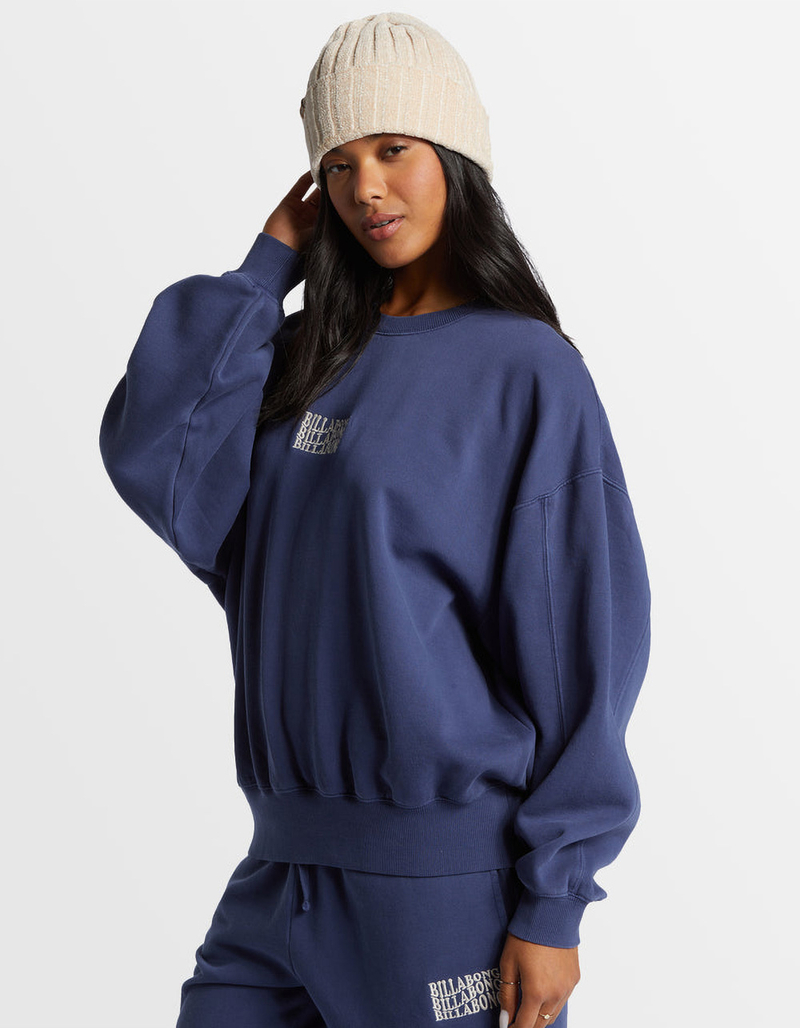 BILLABONG Palmin Kendal Womens Boxy Crewneck Sweatshirt image number 2