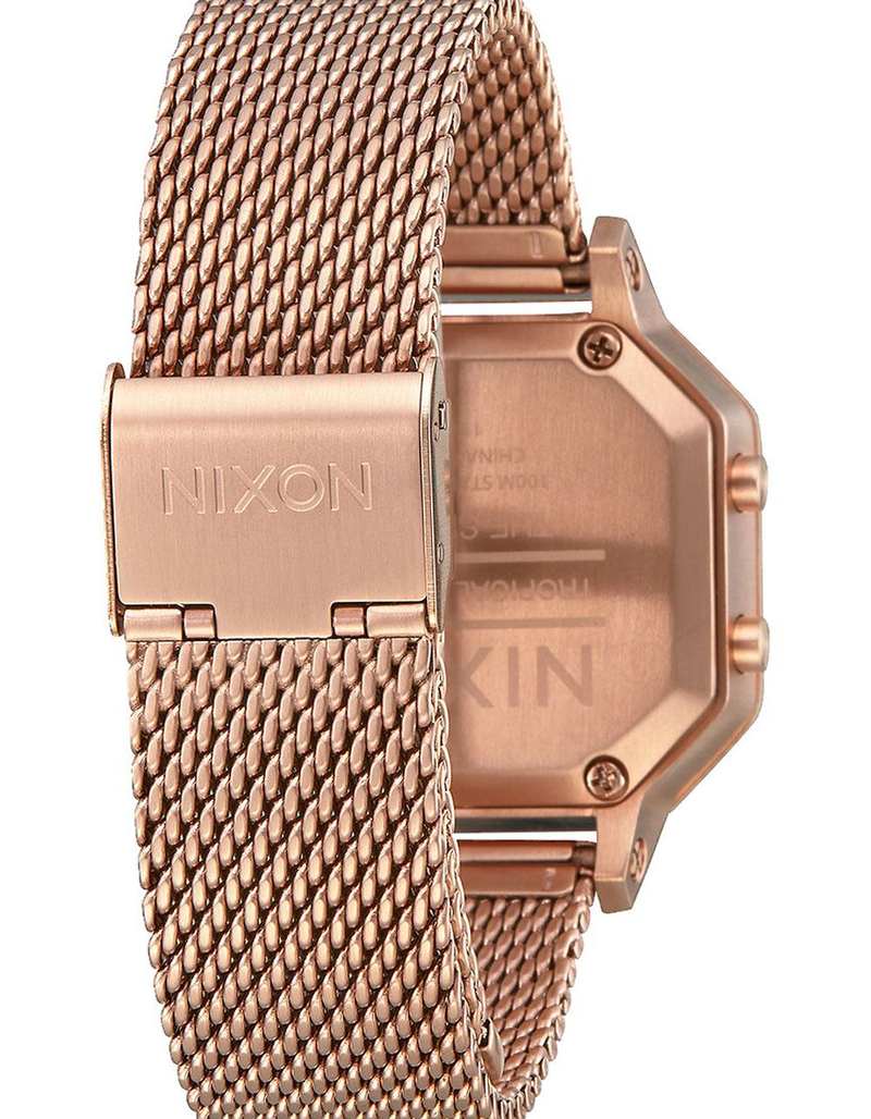NIXON Siren Milanese Rose Gold Watch image number 2