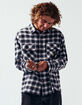 FORMER Manners Plaid Mens Button Up Shirt image number 2