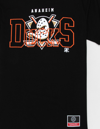 MITCHELL & NESS Anaheim Ducks See Thru Mens Tee Alternative Image