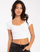 BOZZOLO Sweetheart Neck Womens Tee image number 1