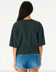 RIP CURL Barrelled Heritage Womens Crop Tee image number 3
