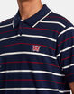 RVCA Pennant Mens Stripe Polo Shirt image number 4