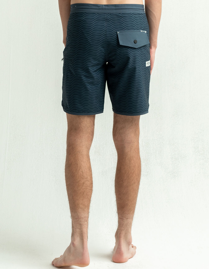 JETTY Mollusk Mens Navy Boardshorts image number 2