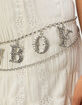 Rhinestone Cowboy Womens Chain Belt image number 4