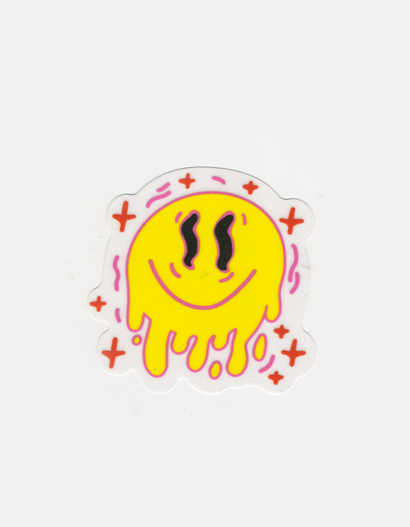Melting Smiley Sticker image number 0