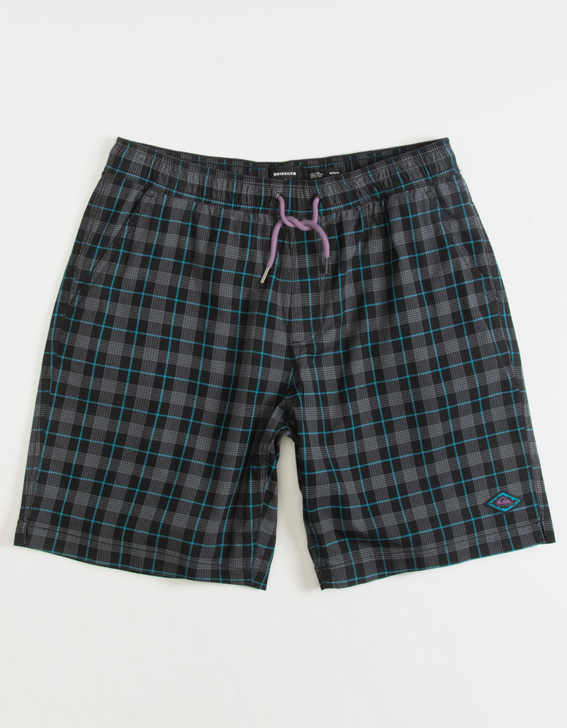 QUIKSILVER Dead Plaid Mens Volley Shorts image number 0