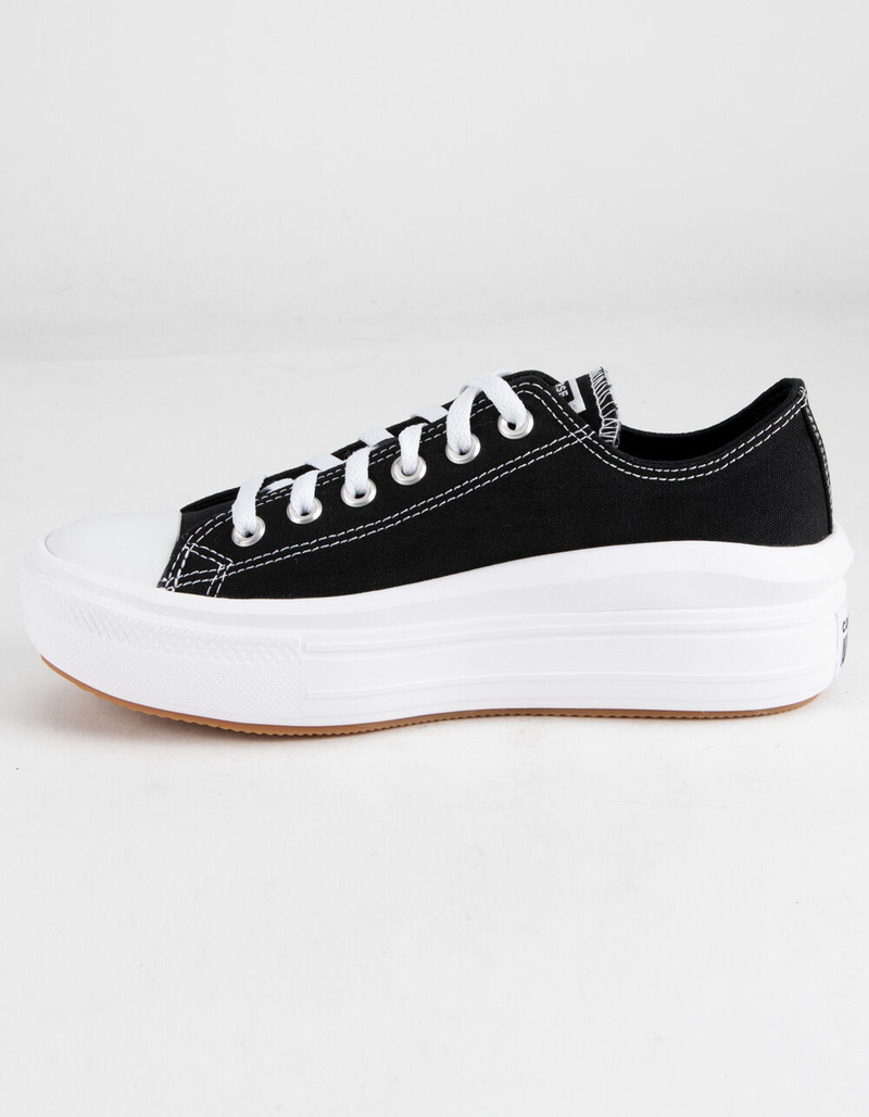 CONVERSE Canvas Color Chuck Taylor All Star Move Low Top Womens Platform Shoes image number 3