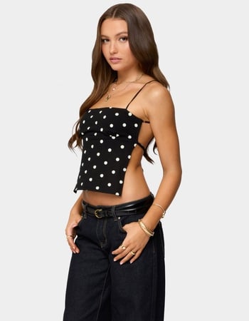 EDIKTED Jinx Open Back Top Alternative Image